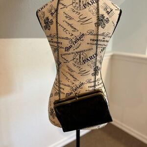 HOBO Black Crossbody Bag Classic Structured Design